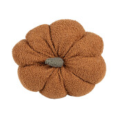 Perna decorativa Dovleac decorativ textil maro 28x18 cm