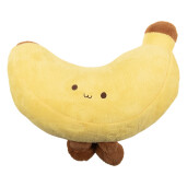 Perna decorativa Banana poliester maro galben 52x12x20 cm