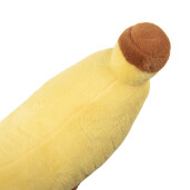 Perna decorativa Banana poliester maro galben 52x12x20 cm