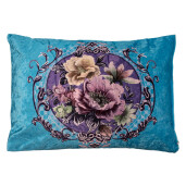 Perna decorativa textil multicolor 70x50x6 cm