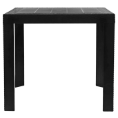 Masa gradina terasa plastic gri antracit Kingy 79x79x72 cm 