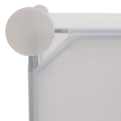 Dulap modular pentru camera copii metal plastic alb maro Kirby 75x37x147 cm