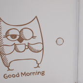 Dulap modular pentru camera copii metal plastic alb maro Kirby 75x37x147 cm