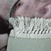 Covor textil roz verde crem Delila 180x270 cm