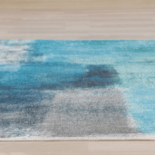 Covor textil albastru gri Esmarina 80x150 cm