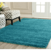 Covor textil turcoaz Aruna 80x150 cm