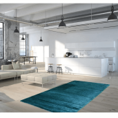 Covor textil turcoaz Aruna 80x150 cm