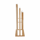 Suport prosoape bambus natur alb Komo 54x24x82 cm