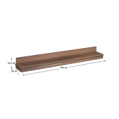 Etajera DTD samoa king Kora 156x20x16,3 cm