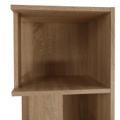 Raft de colt din mdf stejar sonoma Korind 38x38x186.2 cm 