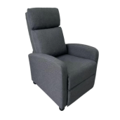 Fotoliu de relaxare gri Kreso 67x73x99.5 cm