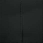 Fotoliu dublu tapiterie piele ecologica neagra Cuba 124x60x77 cm