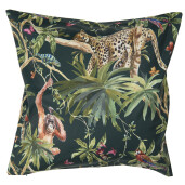 Set 2 fete perne textil multicolor Jungle 45x45 cm