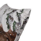 Set 2 fete perne textil multicolor Reindeer 45x45 cm