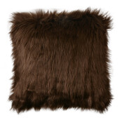 Fata perna decorativa blana maro 45x45 cm