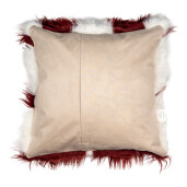 Fata perna decorativa blana alba rosie 45x45 cm