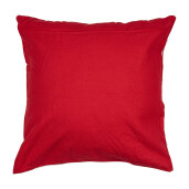 Set 2 fete perne Craciun Reni textil rosu alb 45x45 cm