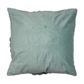 Fata perna decorativa textil verde Flower 45x45 cm