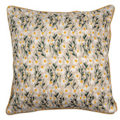 Fata perna decorativa textil multicolor Flowers 45x45 cm