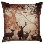 Fata perna textil maro Reni 45x45 cm