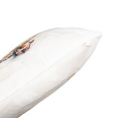 Fata perna Craciun Casuta textil multicolor 45x45 cm