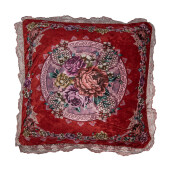 Fata perna decorativa textil Flowers 55x55 cm