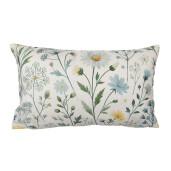 Fata perna poliester multicolor model Flori 35x50 cm