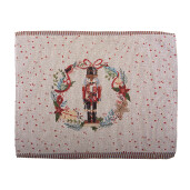 Set 6 suporturi farfurii Craciun poliester multicolor (6) 33x45 cm