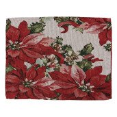 Set 6 suporturi farfurii Craciun Craciunite poliester multicolor II (6) 33x45 cm