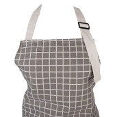 Sort bucatarie poliester gri bej 69x68 cm