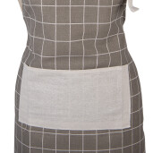 Sort bucatarie poliester gri bej LII 69x68 cm