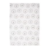 Prosop bucatarie bumbac alb gri Pisicute 47x70 cm