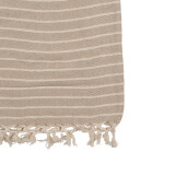 Patura bumbac bej maro 125x150 cm