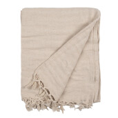 Patura bumbac bej 125x150 cm