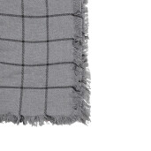 Patura bumbac gri negru 125x150 cm