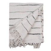 Patura bumbac negru bej 125x150 cm