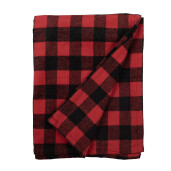 Patura textil negru rosu 130x170 cm