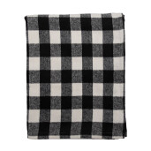 Patura textil negru alb 130x170 cm