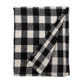 Patura textil negru alb 130x170 cm