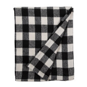 Patura textil negru alb 130x170 cm