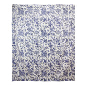 Patura textil albastru alb 130x170 cm