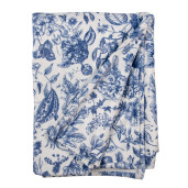 Patura textil albastru alb 130x170 cm