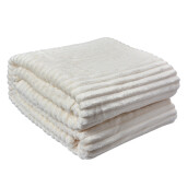 Patura textil alb 180x200 cm