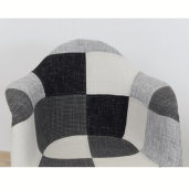 Scaun tapiterie textil mozaic picioare fag Kubis 59.5x65.5x84.5 cm