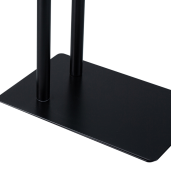 Suport prosoape metal negru bambus natur Laban 19.8x39.43x78.9 cm