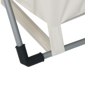 Cos rufe panza bej maro Laundry 45x35x55 cm