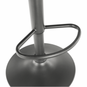 Scaun de bar mentol negru Lahela 44x50x112 cm 
