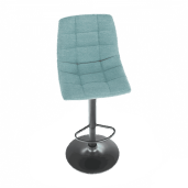 Scaun de bar mentol negru Lahela 44x50x112 cm 