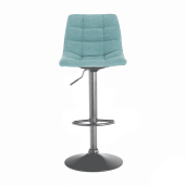 Scaun de bar mentol negru Lahela 44x50x112 cm 