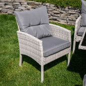 Set mobilier gradina ratan sintetic Lalen 161x55x77/86 cm